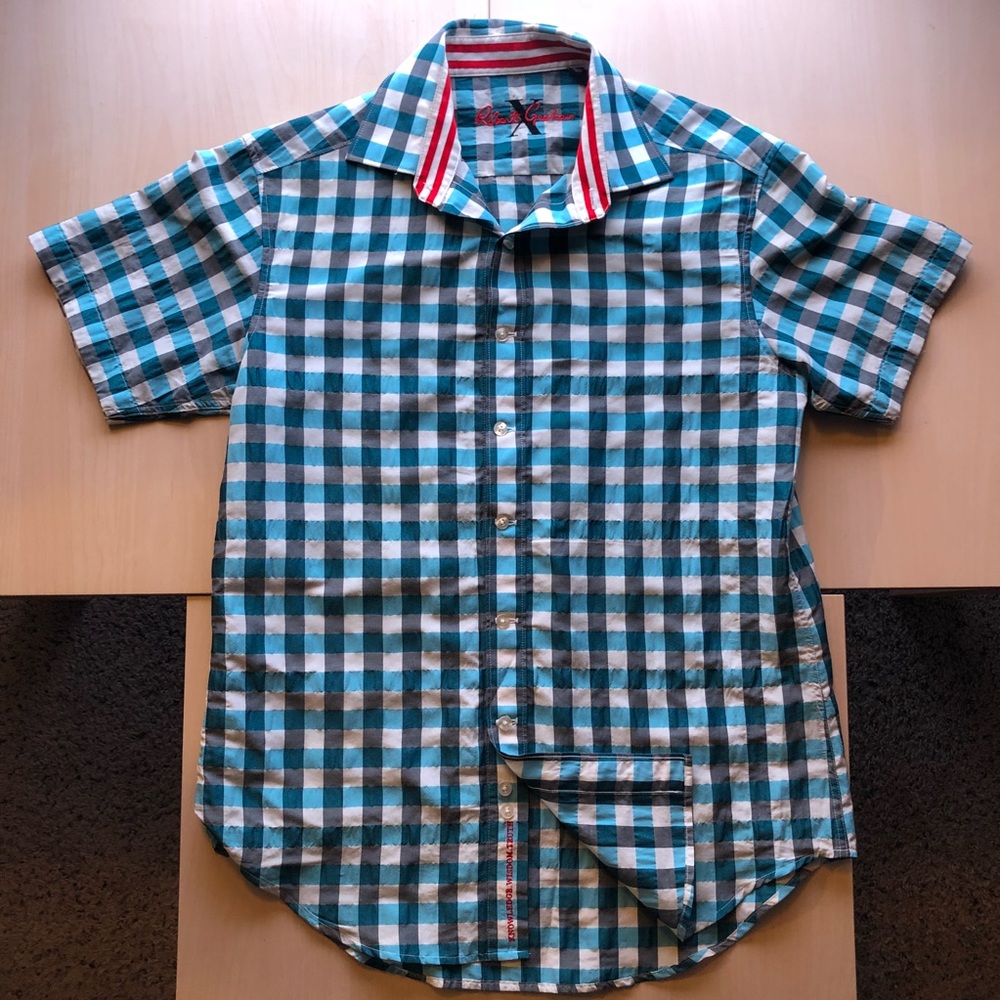 Robert Graham short sleeved casual button down